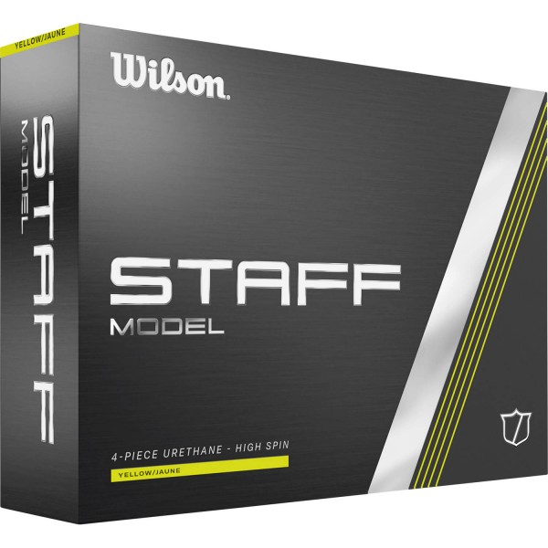 Wilson Staff Model Golfbälle - 12er Pack gelb