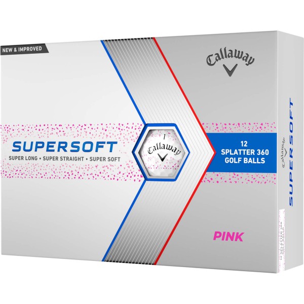 Callaway Supersoft Splatter 12-Pack pink