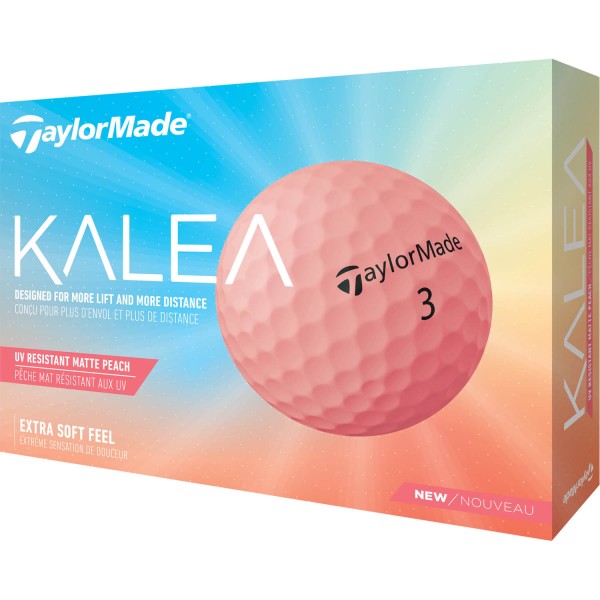 TaylorMade Kalea 2022 Golfbälle Aprikot