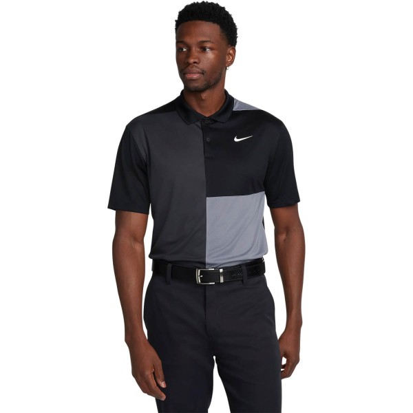 Nike Golf Polo Victory Color Block schwarz
