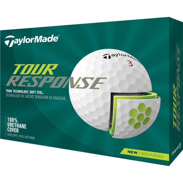 TaylorMade Tour Response Golfbälle 2022 - 12er Pack weiß