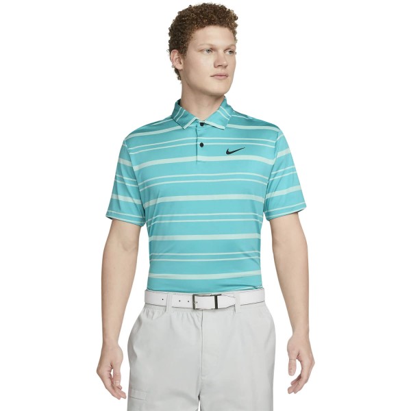 Nike Golf Polo Tour Stripe türkis