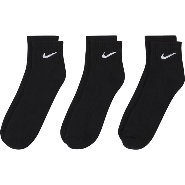 Nike Golf Golf Socken Everyday Cush Ankle 3er-Pack schwarz