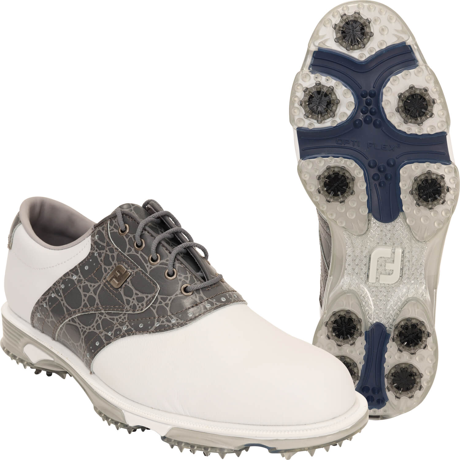 FootJoy Golfschuhe DryJoys Tour Limited Edition, weiß/grau ...