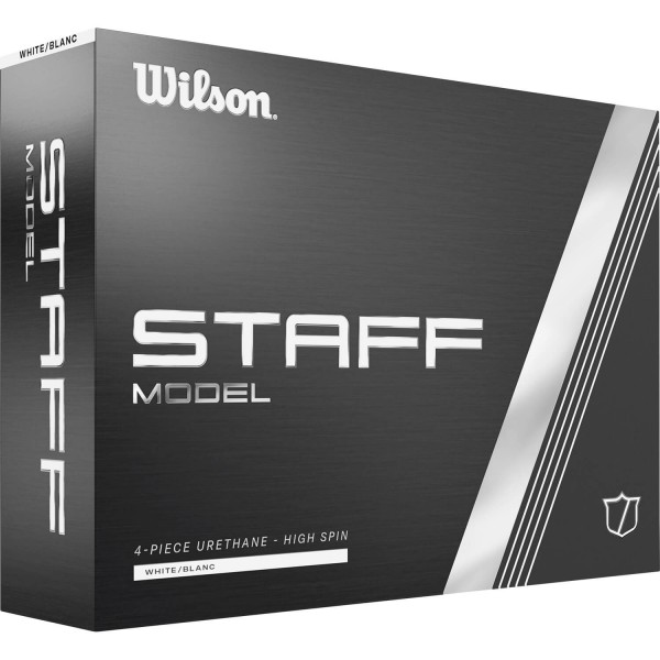 Wilson Staff Model Golfbälle - 12er Pack weiß