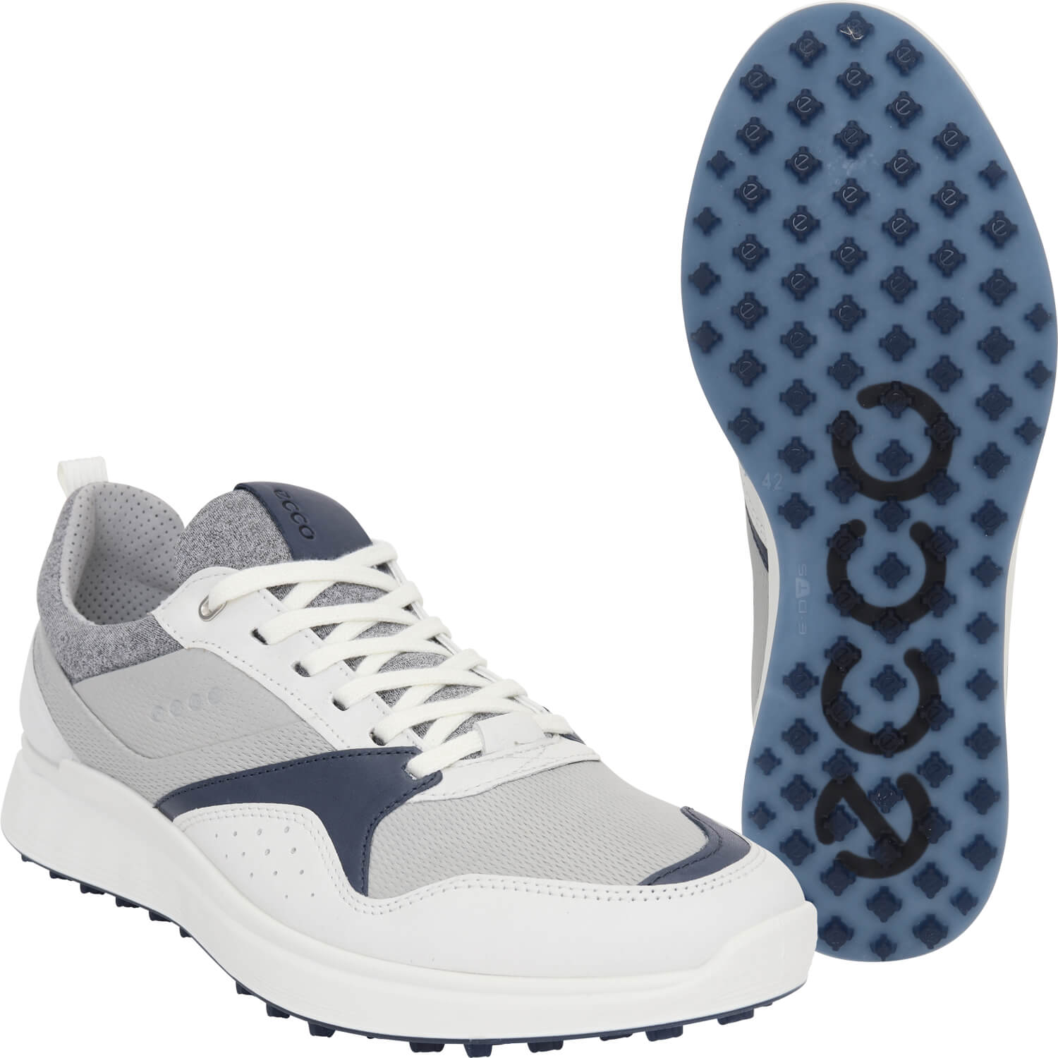 ecco Golfschuhe S-Casual, weiß/grau hier günstig kaufen ...